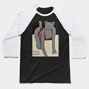 I like to scratch Baseball T-Shirt